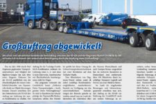 Schwertransportmagazin 68 Grossauftrag Hegmann Transit