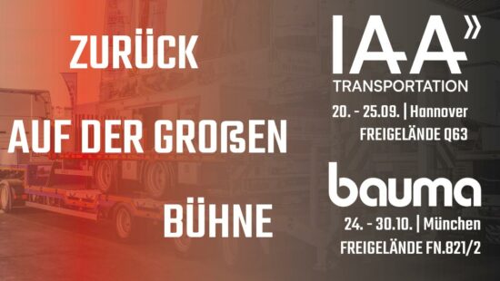 IAA Transportation und BAUMA 2022 Titelbild