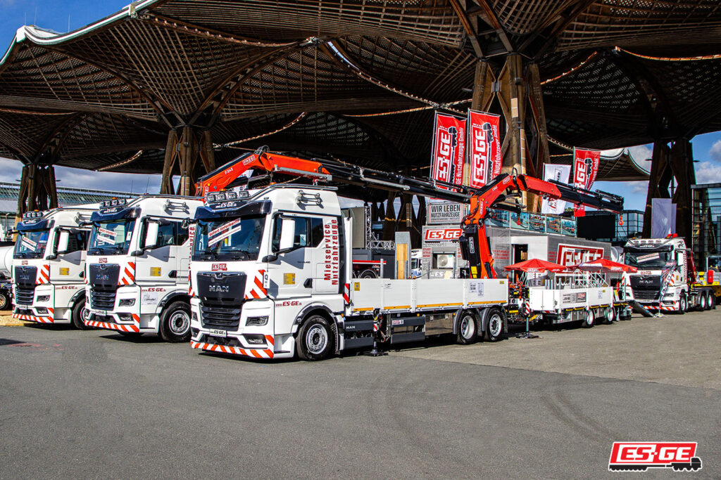 IAA Transportation Review ES-GE Nutzfahrzeuge Messestand im Freigelände Hannover Messe