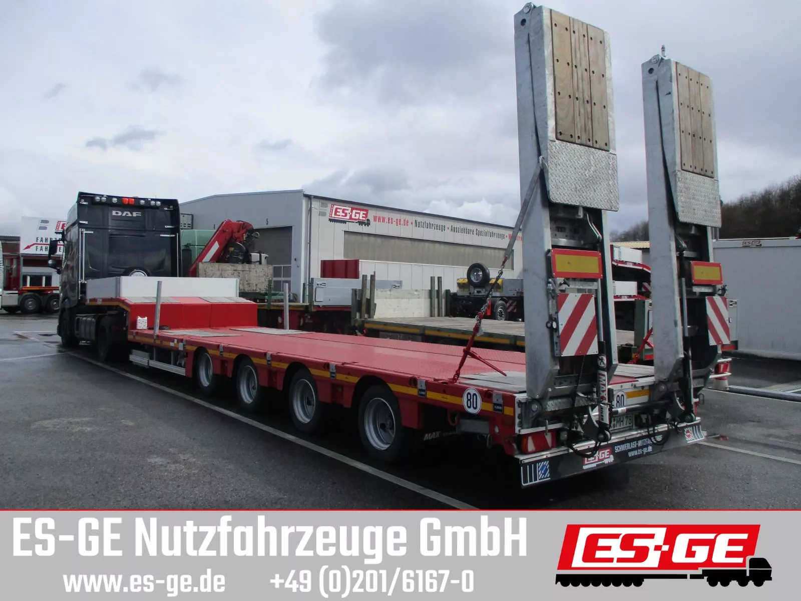 MAX Trailer - MAX100 Semi-Tieflader 205er